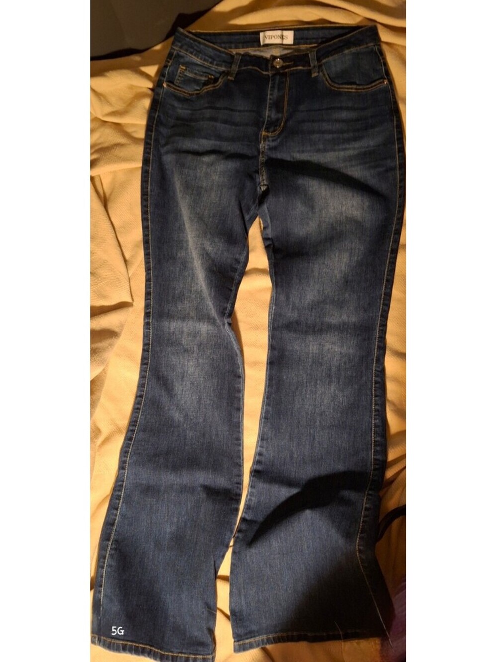 Vipones Women's Size 10 Blue Denim Jeans - Classic Comfort Fit
